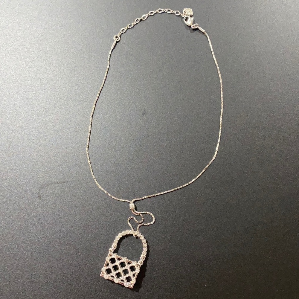 24kt GP Necklace - 22” chain and purse pendant